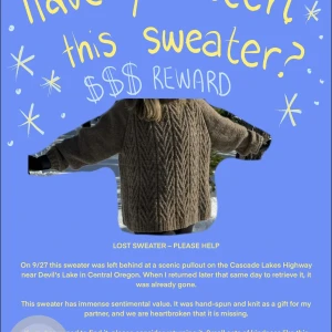 A Brown color Clothing is Missing from 13000 SW Century Drive, Bend, OR 97702, United States-2