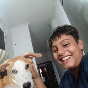 A White-Brown Mix Indie Dog Missing from Tagore Garden Extension, New Delhi-2