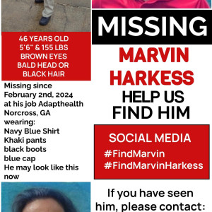 Missing: Marvin Harkess-46 year old Male from Adapthealth, Norcross, Georgina, USA-3
