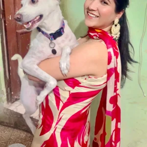 A White-Brown Mix Indie Dog Missing from New Delhi-3