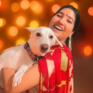 A White-Brown Mix Indie Dog Missing from New Delhi-2